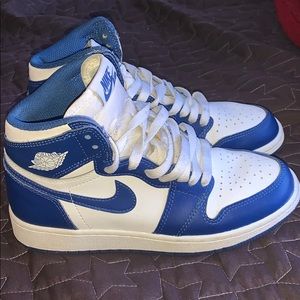 Jordans Storm blue 1s